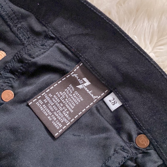 🇺🇸 MADE IN USA 7 For All Mankind Velvet Lisha skinny bootcut jeans - Picture 7 of 8